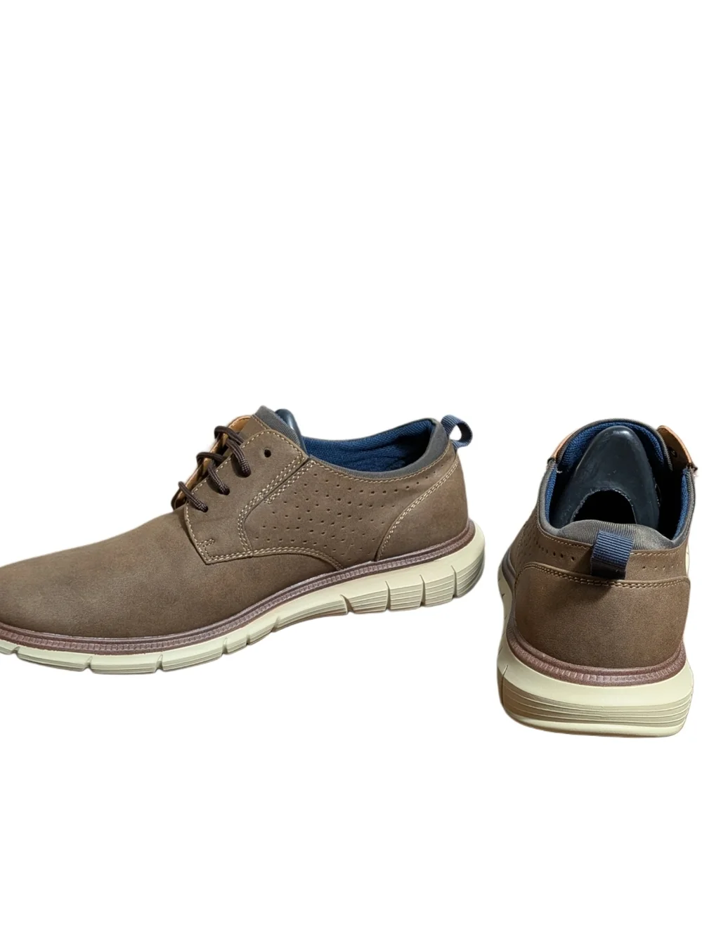Dockers Mens 8M Brown Casual Oxford Shoes Lace Up Comfort New No Box